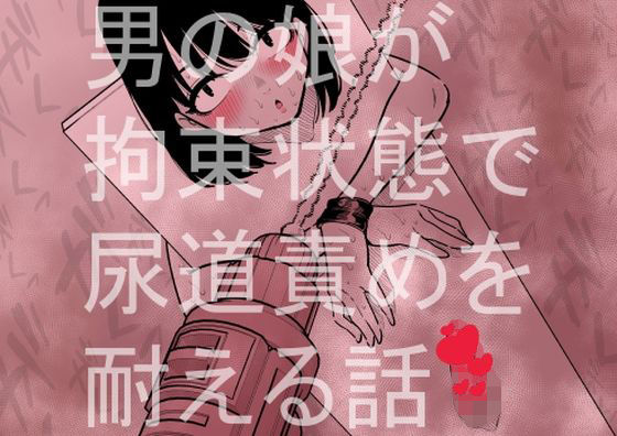 【どちゃエロ】男の娘が拘束状態で尿道責めを耐える話｜d_405129