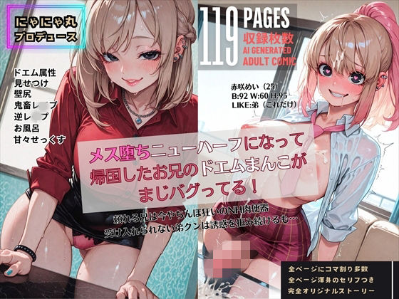 【どちゃエロ】メス堕ちニューハーフになって帰国したお兄のドエムまんこがまじバグってる！｜d_727023