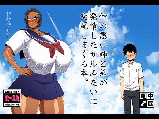 【どちゃエロ】仲の悪い姉と弟が発情したサルみたいに交尾しまくる本。｜d_642957