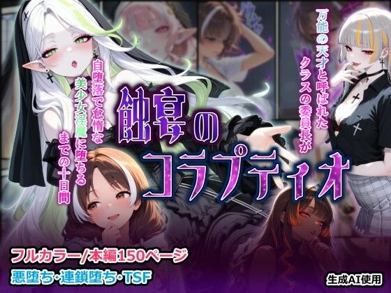 【どちゃエロ】蝕宴のコラプティオ 万能の天才と呼ばれたクラスの委員長が自堕落で怠惰な美少女淫魔に堕ちるまでの十日間｜d_735645