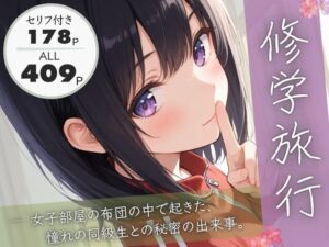 【どちゃエロ】修学旅行―女子部屋の布団の中で起きた憧れの同級生との秘密の出来事。｜d_684511