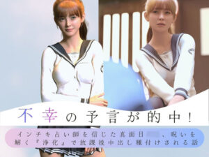【どちゃエロ】不幸の予言が的中！ インチキ占い師を信じた真面目JK、呪いを解く『浄化』で放課後中出し種付けされる話｜d_744601