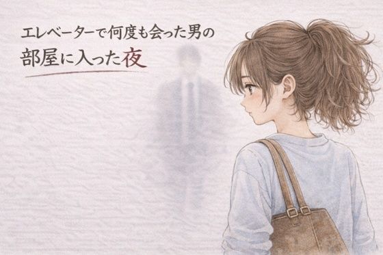 【どちゃエロ】エレベーターで何度も会った男の部屋に入った夜 ―そのままの夜―｜d_752902