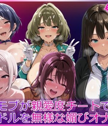 【どちゃエロ】モブが親愛度チートでアイドルを無様な媚びオナホ化｜d_764695