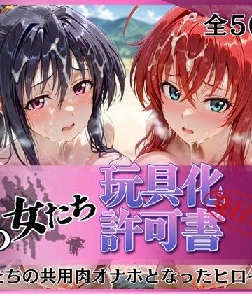 【どちゃエロ】その女たち、玩具化許可証発行済み -街の男たちの共用肉オナホとなったヒロインたち- リアス＆朱乃編｜d_770679
