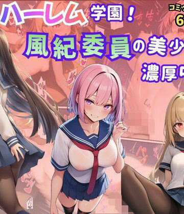 【どちゃエロ】絶頂ハーレム学園！風紀委員の美少女と濃厚中出し｜d_771257