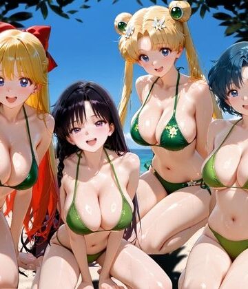 【どちゃエロ】ビーチで出会った美女をナンパしてメス堕ちさせた話 セー○ームーン｜d_775539