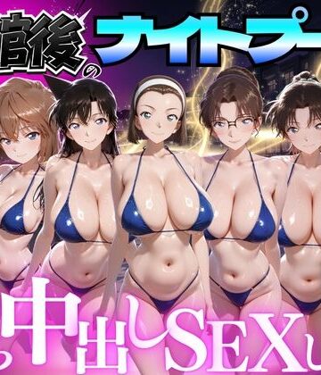 【どちゃエロ】閉館後のナイトプールでひたすら中出しSEXした話 Vol.5｜d_777624