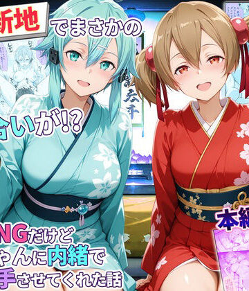 【どちゃエロ】卑猥新地でまさかの知り合いが！？本当はNGだけどおばちゃんに内緒で好き勝手させてくれた話〜シリカ・シノン編｜d_779347