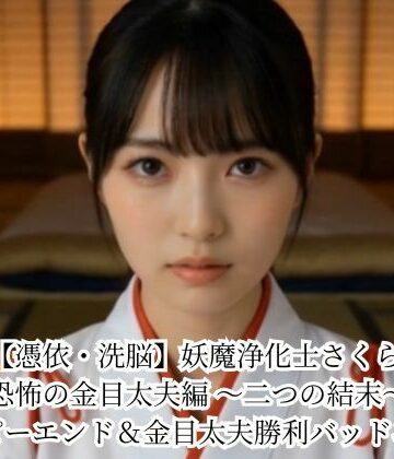 【どちゃエロ】【憑依・洗脳】妖魔浄化士さくら 恐怖の金目太夫編 〜二つの結末〜 ハッピーエンド＆金目太夫勝利バッドエンド｜d_779716