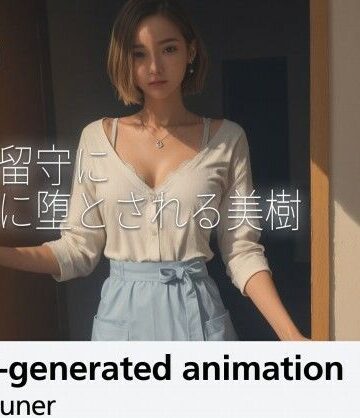 【どちゃエロ】【4分】夫の留守に隣人に堕とされる美樹 ―― 家事着から徐々に剥がされ、中出しされイカされる不倫の午後｜d_780891