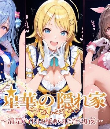 【どちゃエロ】星華の隠れ家 〜清楚アイドルの秘められた淫らな夜〜月●恋鐘・八●めぐる・鈴●羽那 編｜d_779911