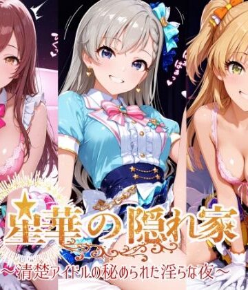 【どちゃエロ】星華の隠れ家 〜清楚アイドルの秘められた淫らな夜〜久●楓 城●崎莉嘉 大●甘奈編｜d_780307