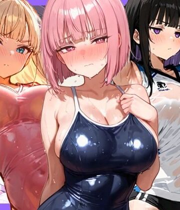 【どちゃエロ】合宿中の部活女子が罰ゲームでハーレムセックスをさせられる話｜d_792105