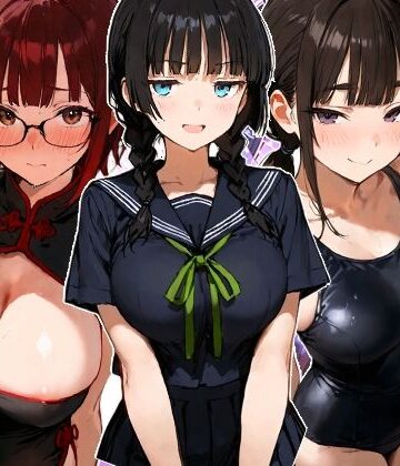 【どちゃエロ】陰キャ女子ばかりの図書委員会でエロ本を見ながらコスプレセックスした話｜d_800667