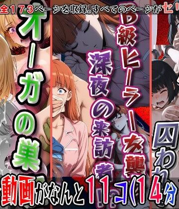 【どちゃエロ】オーガの巣窟、狩られるハンター！！（向〇雫）＆B級ヒーラーを襲う、深夜の来訪者！！（観〇絵里）＆閉ざされたゲートに囚われて（朝〇奈りん）の3冊セット※静止画173枚、動画11個（14分18秒）静止画セリフ入り、動画は声、効果音入り｜d_803746