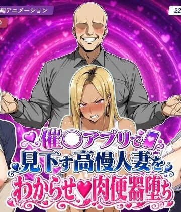 【どちゃエロ】催○アプリで見下す高慢人妻をわからせ肉便器堕ち｜d_811121