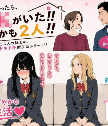 【どちゃエロ】家に帰ったらJKがいた！！しかも二人！！｜d_814431