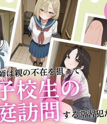 【どちゃエロ】新任教師は親の不在を狙って女子校生の家庭訪問する常習犯だった。｜d_821426