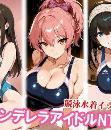 【どちゃエロ】競泳水着のシンデレラアイドル3人、種付けおじさんに堕ちる｜d_826456