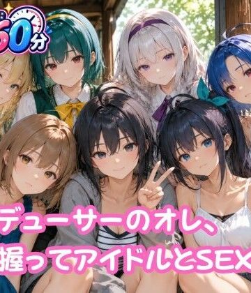 【どちゃエロ】【動画約60分】プロデューサーのオレ、弱み握ってアイドルとSEX三昧｜d_822489