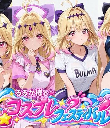 【どちゃエロ】るるか様とコスプレフェスティバル｜d_826083