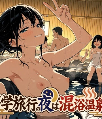 【どちゃエロ】修学旅行の夜は混浴温泉2｜d_829990