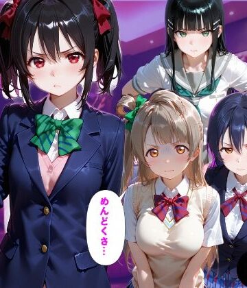 【どちゃエロ】「だるっ」ギャンブルで作った借金を返済するため、しょうがなく風俗嬢になりました ラ●ライブ！編｜d_832791