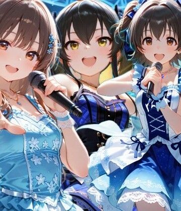【どちゃエロ】昼はアイドル夜は生オナホ生活 橘●りす＆赤●みりあ＆的●梨沙｜d_833190