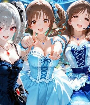 【どちゃエロ】昼はアイドル夜は生オナホ生活 十●愛梨＆新●美波＆神● 蘭子｜d_833196