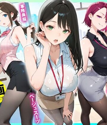 【どちゃエロ】残業OL快楽堕ち！ノースリーブ×ミニスカ×黒パンストの女子社員たちがエロすぎたから好き放題ハメて中出ししまくった話2 ex【セリフ動画付き】｜d_834353