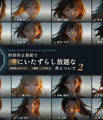 【どちゃエロ】【スマホ対応】時間停止催●でJKにいたずらし放題な件について2【早期購入＆レビュー特典あり】｜d_837399