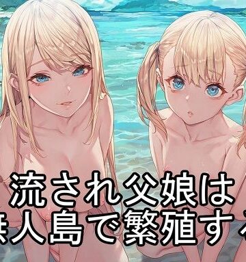 【どちゃエロ】流され父娘は無人島で繁殖する｜d_838787